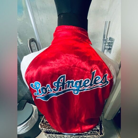 LA Dodgers Jacket- Japan Olympics - L - Red Blue - LA Dodgers Jersey Jacket - Picture 12 of 12